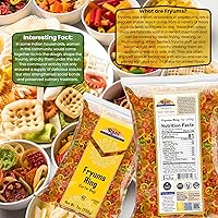 Vista 5 de Rani Far Far / Fryums (pellet de trigo y tapioca) Forma de anillo de 7 onzas (7.05 oz) ~ Vegano, Kosher, sin cocinar, utilizado para hacer papad