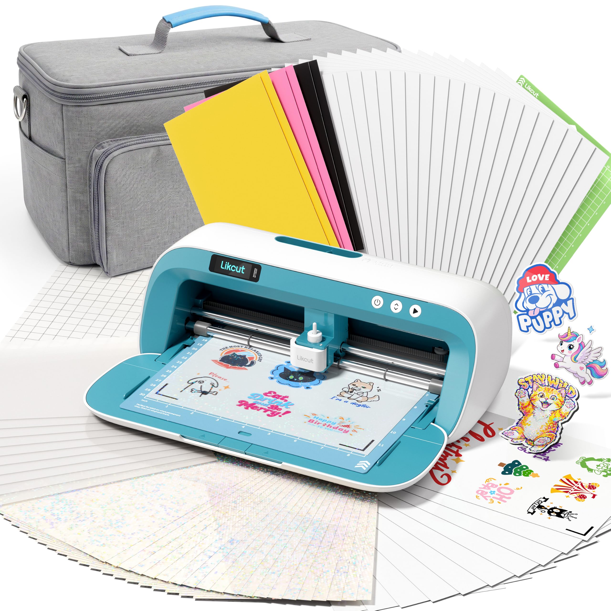 Likcut S41 Vinyl Cutter - AI Sticker & HTV Cutting Machine -12