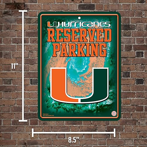 Miniatura 308 de Letrero de metal NCAA de 8.5 x 11 pulgadas, ideal para cueva de hombre, dormitorio, oficina, decoración del hogar Primario