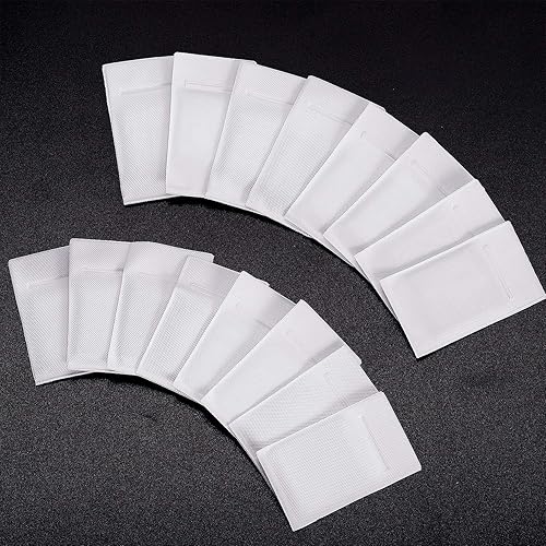 Miniatura 7 de Jetec 28 piezas de pesos cubiertos para cortinas inferiores de vinilo colgante de cortina de ventana para el hogar, oficina, hotel, accesorios de