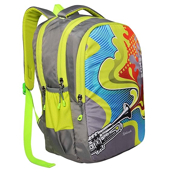 EUME Polyester 31 Ltrs Water Resistance with 3 Compartment Casual and School Bagpack for Boys & Girls