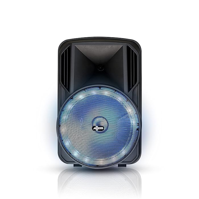 Buy Portable Bluetooth Speaker, LED Lights, 12" Woofer, 1.5" Tweeter