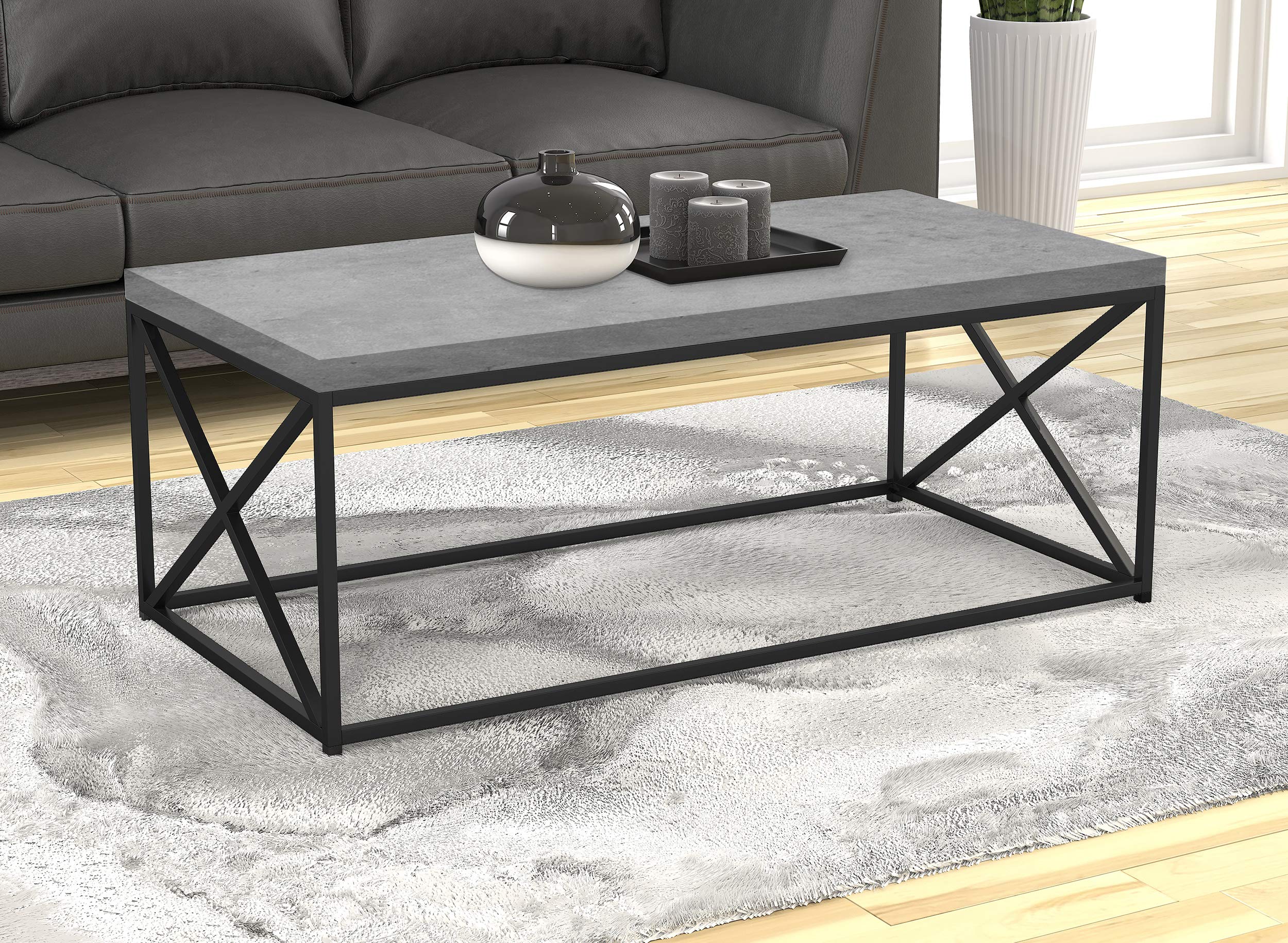 Buy Safdie & Co. Living Room Coffee Coktail Tea Center Table48 L/Gray