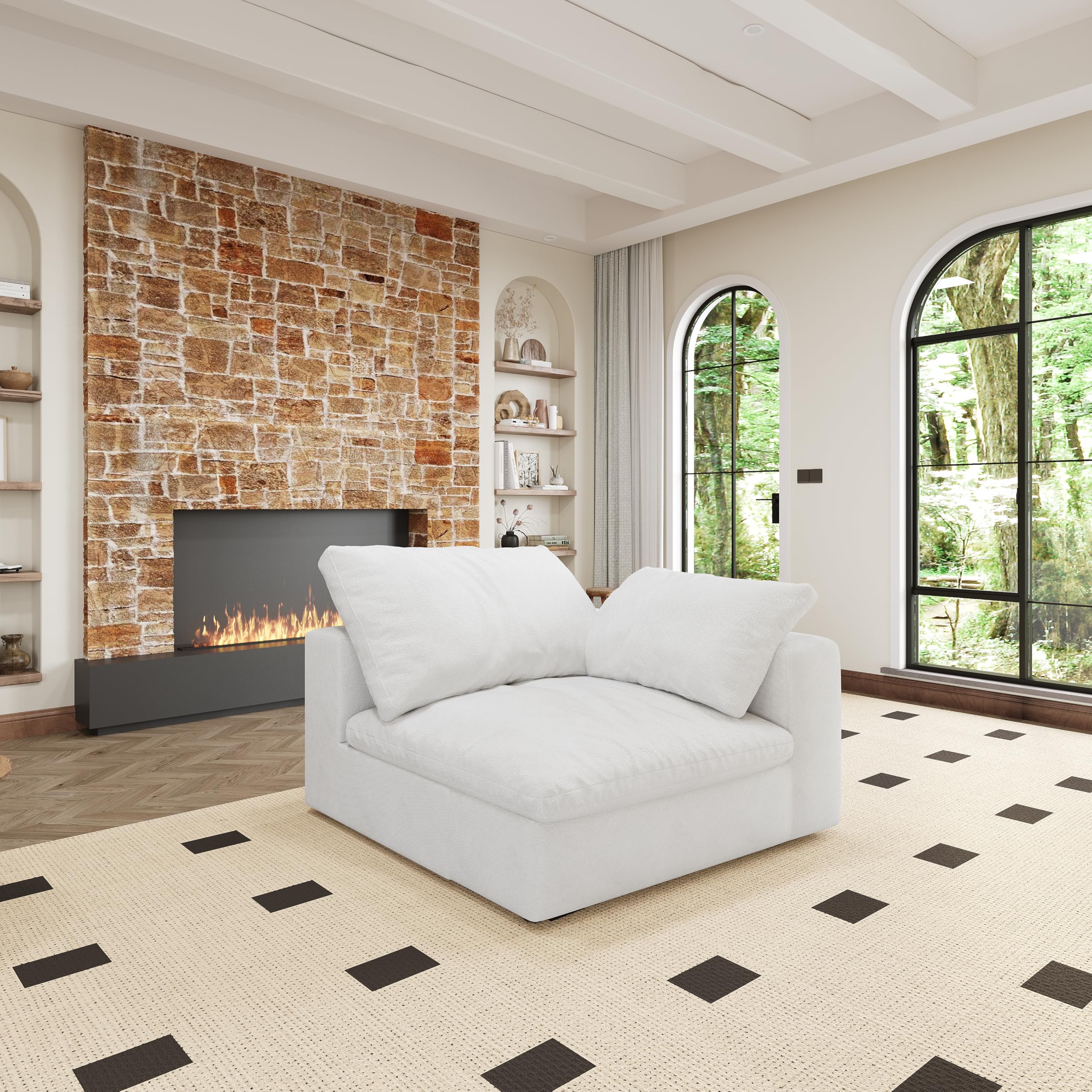 Amazon.com: Large Size Modular Cloud Sofa 6 Seats Down Sofa Bed