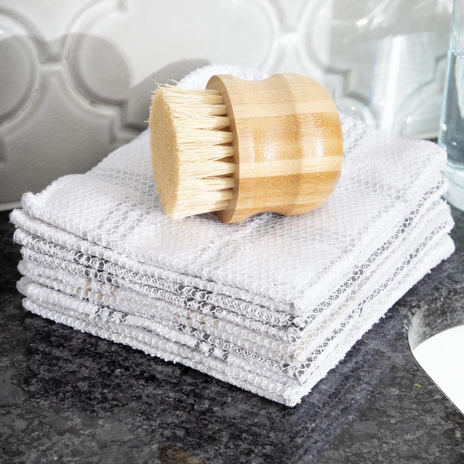 Ritz Cotton Scouring Dish Cloth 5-Pack, Neutral image 5