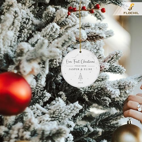 Miniatura 127 de FLOCHIL Adorno familiar personalizado para árbol de Navidad, adorno de Navidad familiar personalizado con foto de nombre, familia de 3, 4, 5 adornos