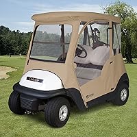Vista 7 de Classic Accessories Fairway 2-Person Club Car Precedent Golf Cart Enclosure