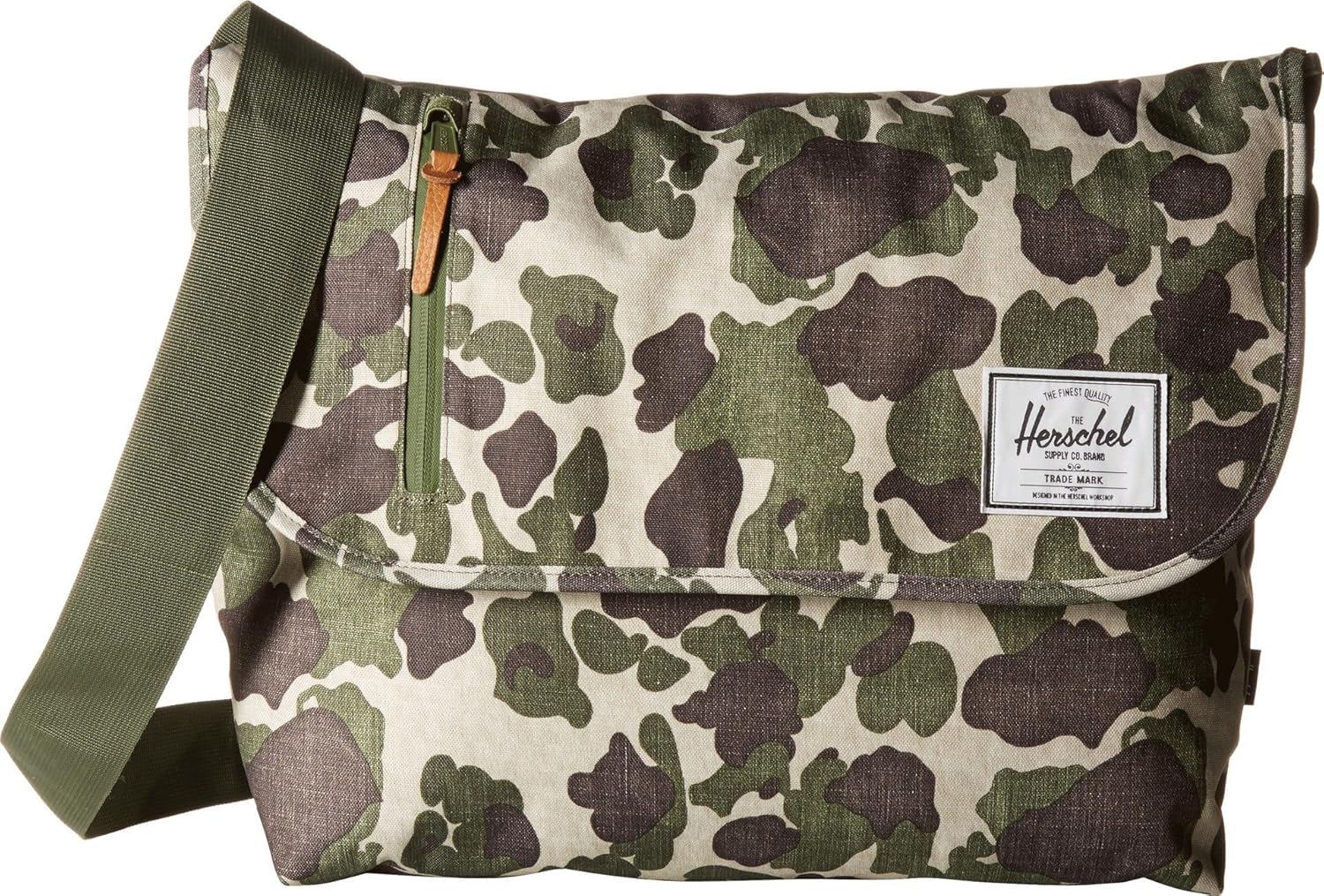 Herschel Odell Messenger Bag, Frog Camo, One Size