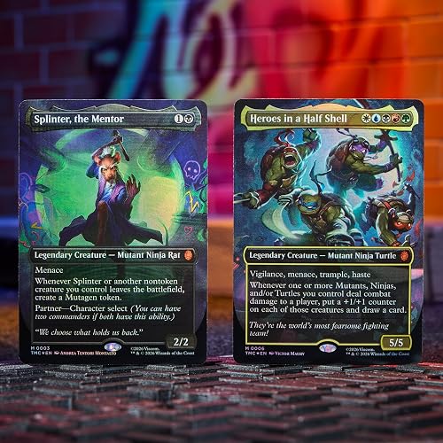Magic: The Gathering | Teenage Mutant Ninja Turtles - Deck Commander - Puissance des Tortues ! (Version Anglaise) - 4