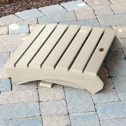 Miniatura 5 de highwood AD-OTL1-WAE Adirondack - Otomana plegable, para adultos, color blanco lavado