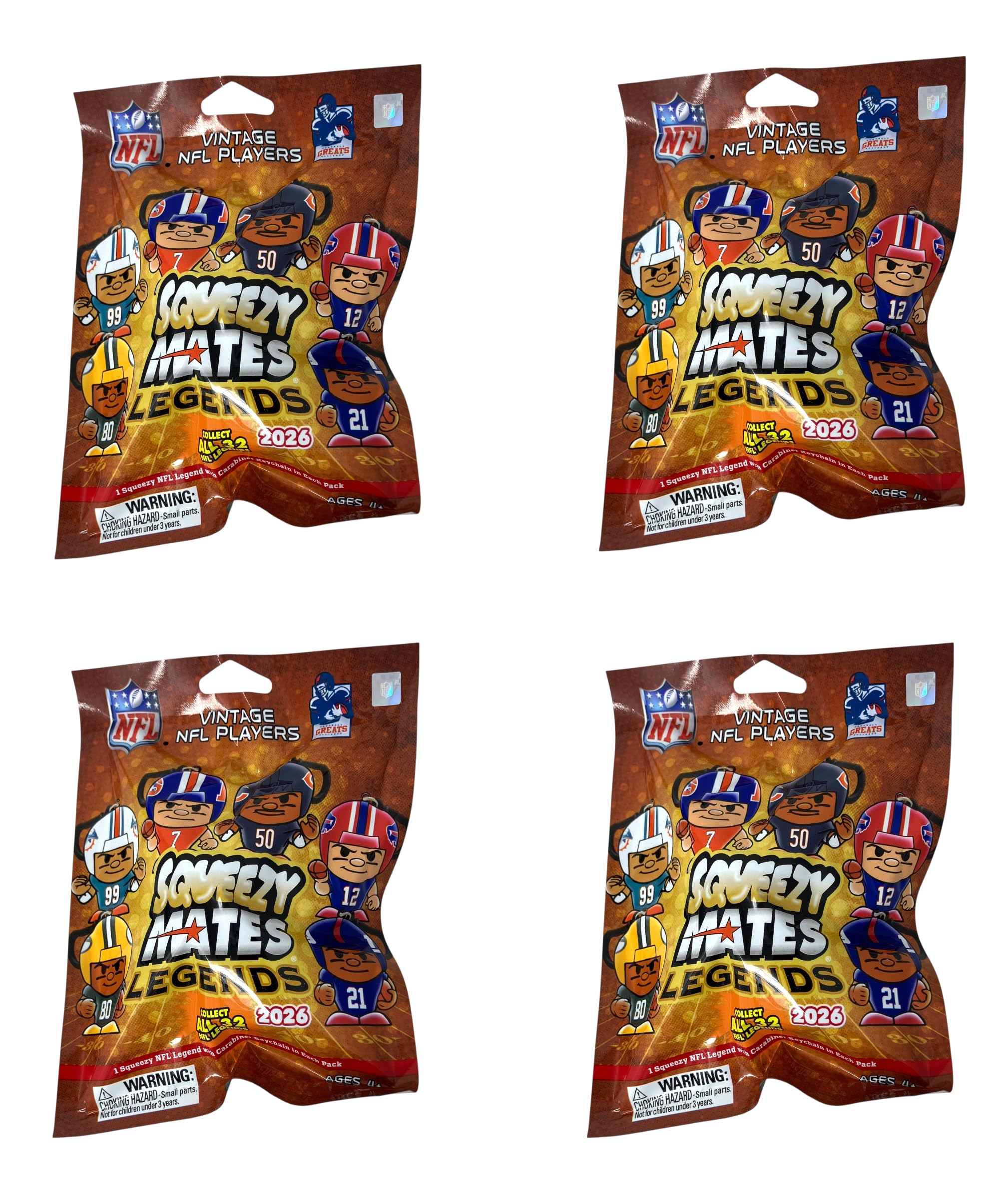 Amazon.com: Party Animal 2026 NFL Legends Series 3 Squeezymates