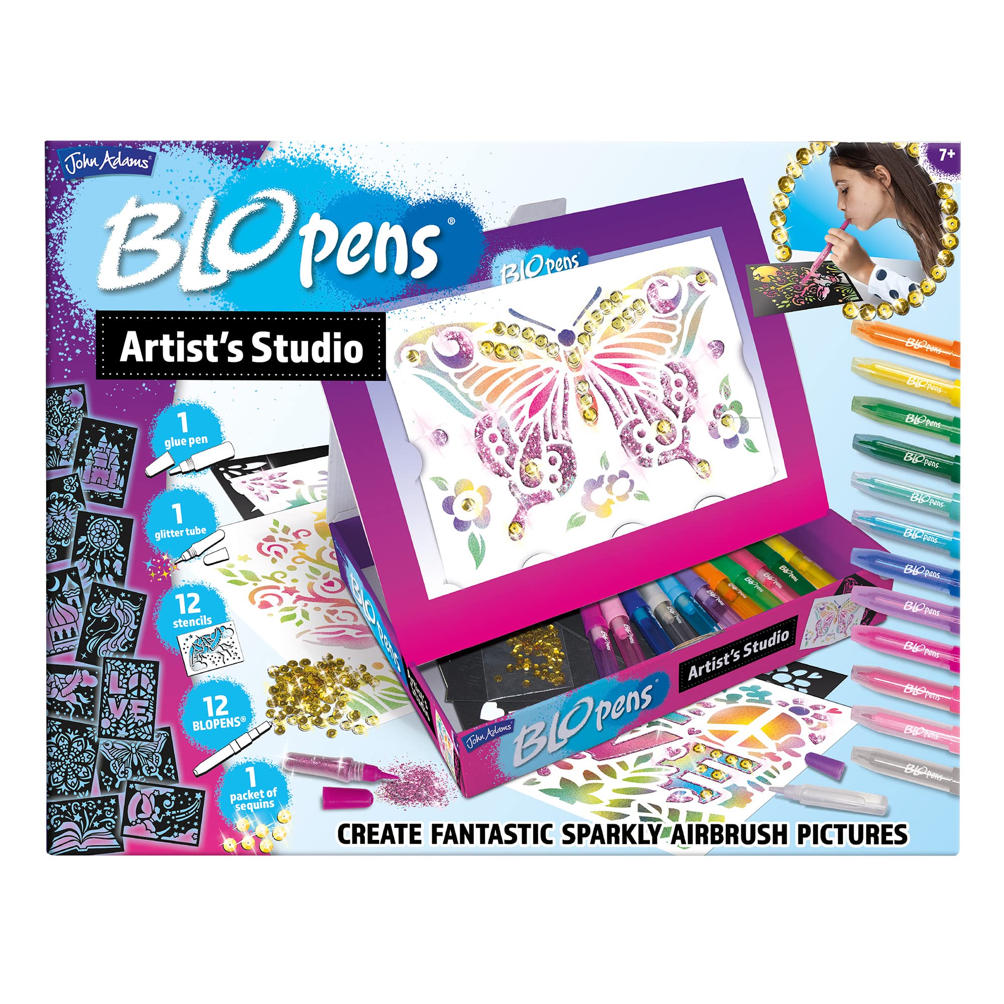 John Adams Blopens Artists Studio Create Fantastic Sparkly