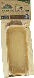 IF YOU CARE FSC Certified Paper Loaf Baking Pans, 4-count