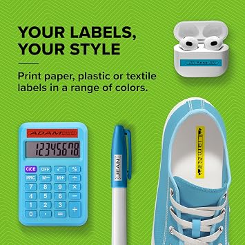 DYMO LetraTag Plastic Strip (12 mm X 4 mt), White (59422)