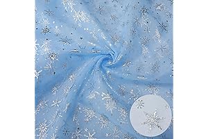 Sparkling Snowflake Tulle for Enchanting Winter Decor