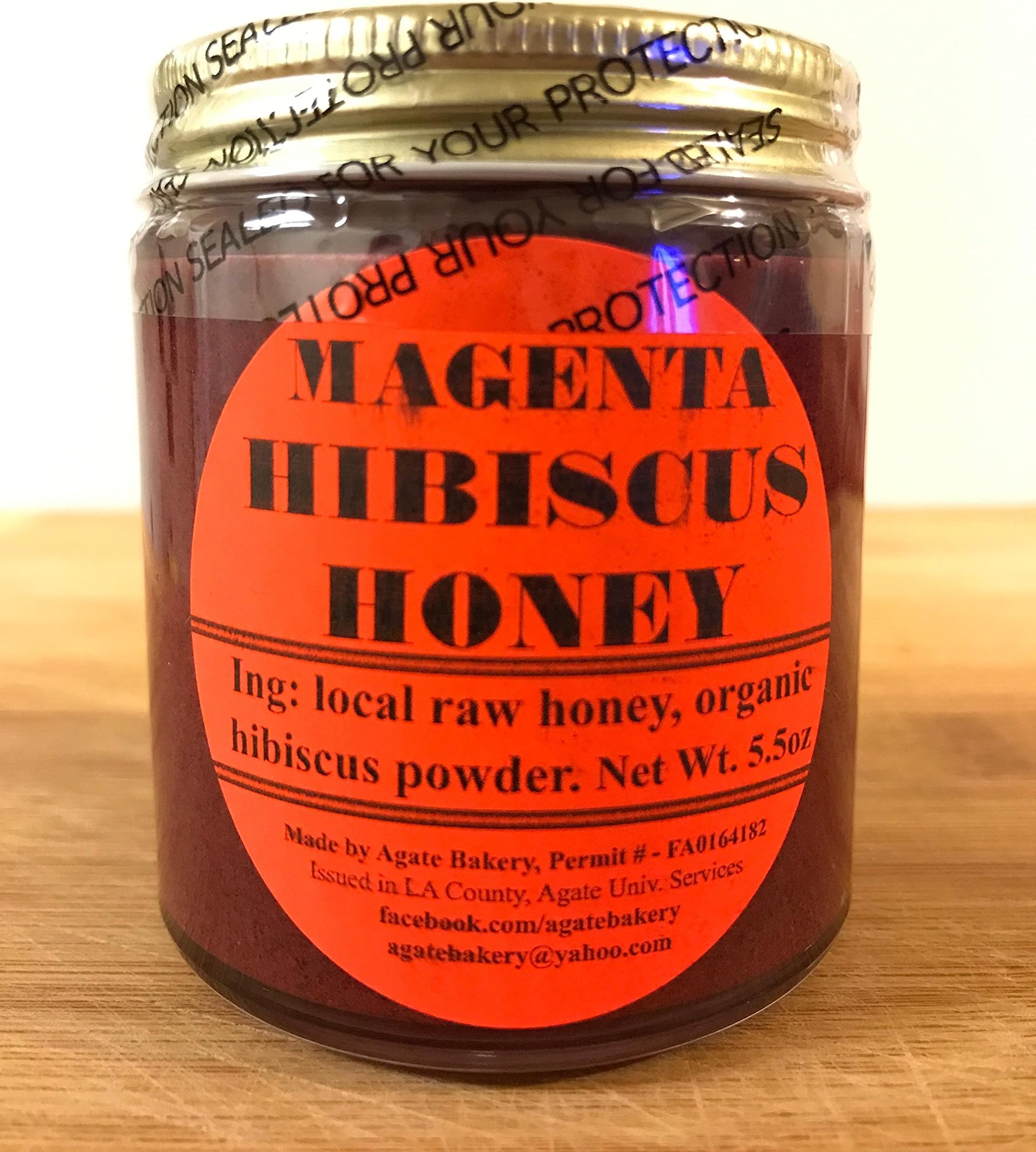 MAGENTA HIBISCUS HONEY 5.5oz.