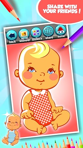 Sweet Baby Coloring Book