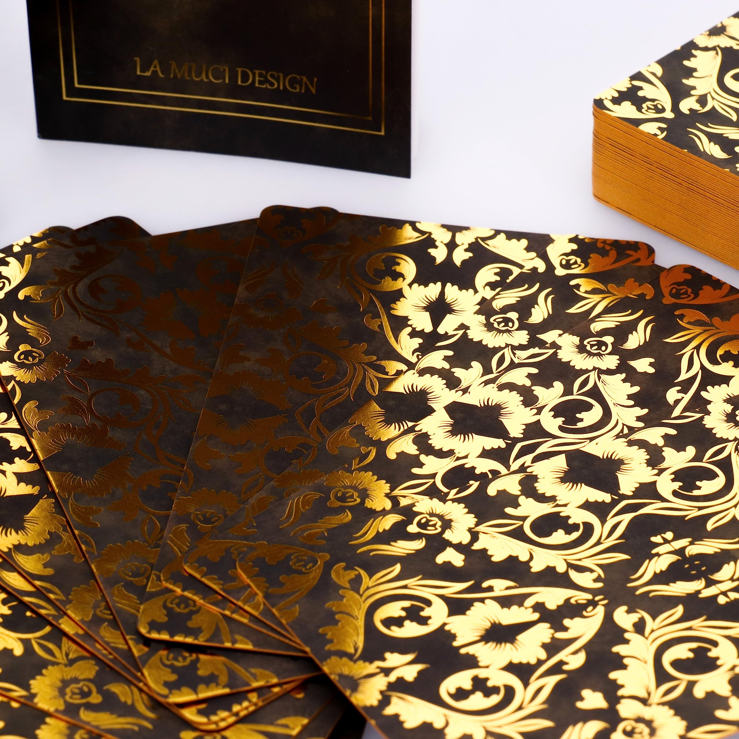 Amazon.co.jp: La Muci バロックゴールドホイルタロット – 初心者向け