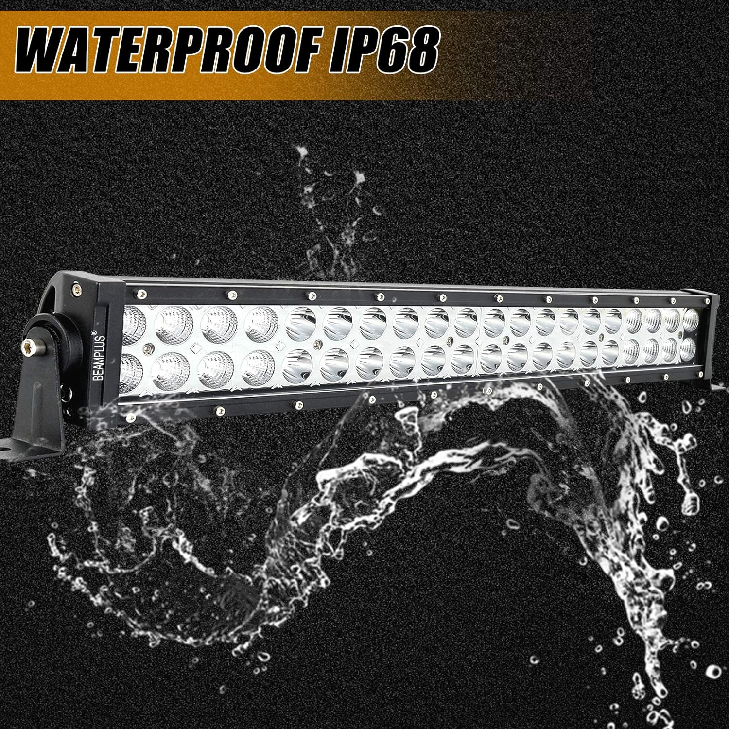 22 Inch LED Light Bar 126W 12600Lm High Intensity Spot Flood Combo Off Road Lights Work Lights Automotive Light Bars Driving Lights for Pickup Trucks ATV UTV 4x4 SUV 12-24V IP68 Waterproof
