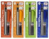 PILOT Parallel Calligraphy Pen Set, 1.5 mm, 2.4 mm, 3.8 mm and 6 mm with Bonus Ink Cartridge (P9005SET) – view 1