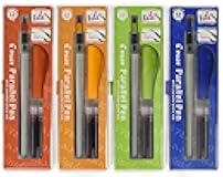 PILOT Parallel Calligraphy Pen Set, 1.5 mm, 2.4 mm, 3.8 mm and 6 mm with Bonus Ink Cartridge (P9005SET)