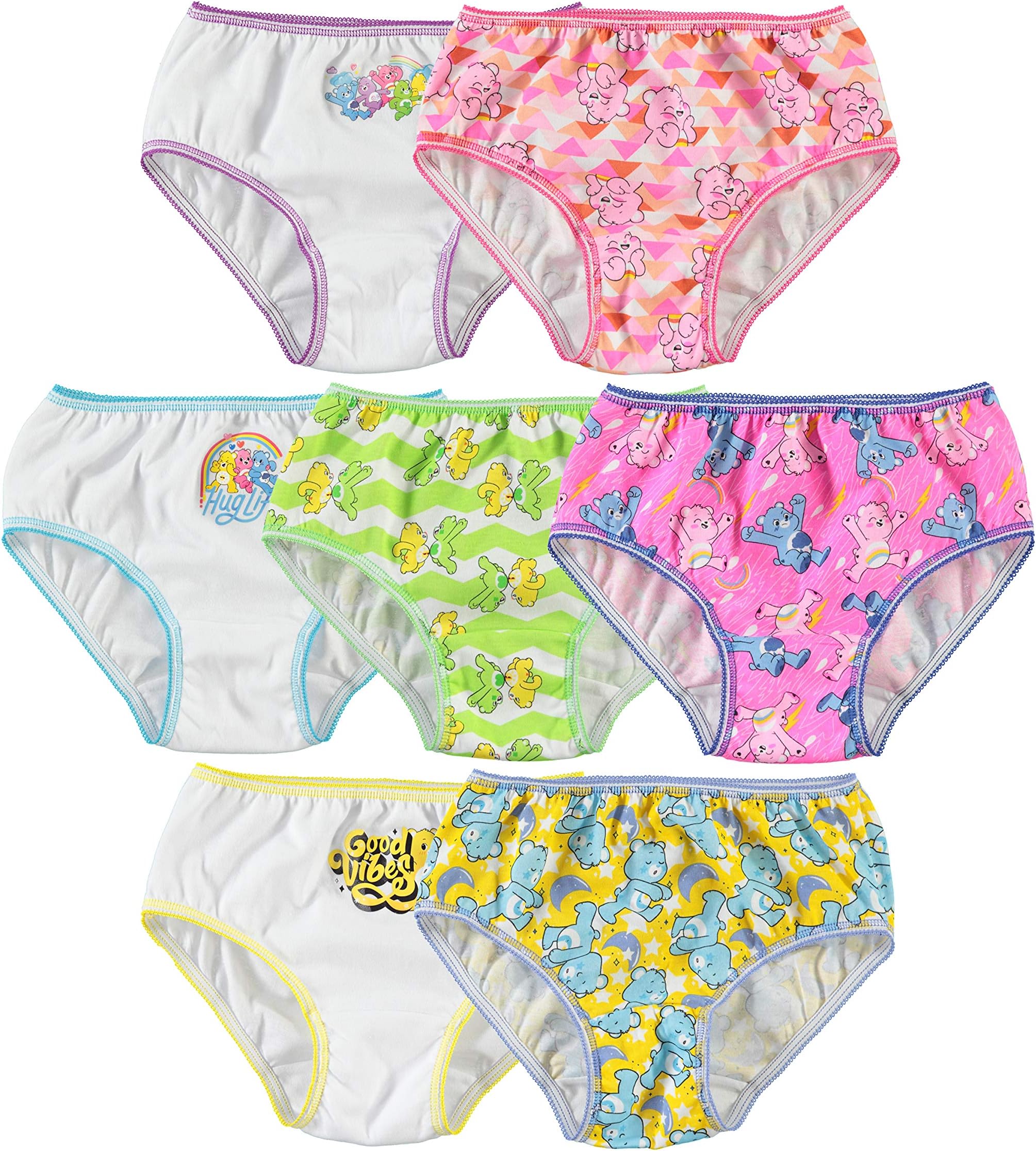 Care Bears girls Carebears 7pk panty Bikini Style Underwear