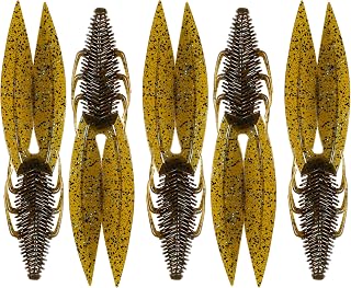 6th Sense Bodega Creature Bait – 3.5", 4.8", 6.5" Soft Plastic Craw multi-pack for Bass Fishing – Flipping, Pitching, Jig Trailer, Carolina Rig and more