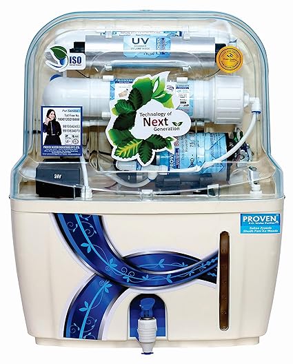 PROVEN RO Water Purifier 7 Stage Protection RO+UV+TDS Adjuster Multi Stage Technology for Home and Office -15 Liter (Made In India).