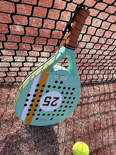 Miniatura 6 de Juego de raquetas de pádel con bolsa, incluye raqueta de pádel de alto rendimiento y bolsa elegante, ideal para principiantes y jugadores avanzados,