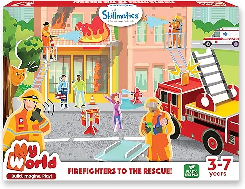Skillmatics Mi mundo: ¡Bomberos al rescate!