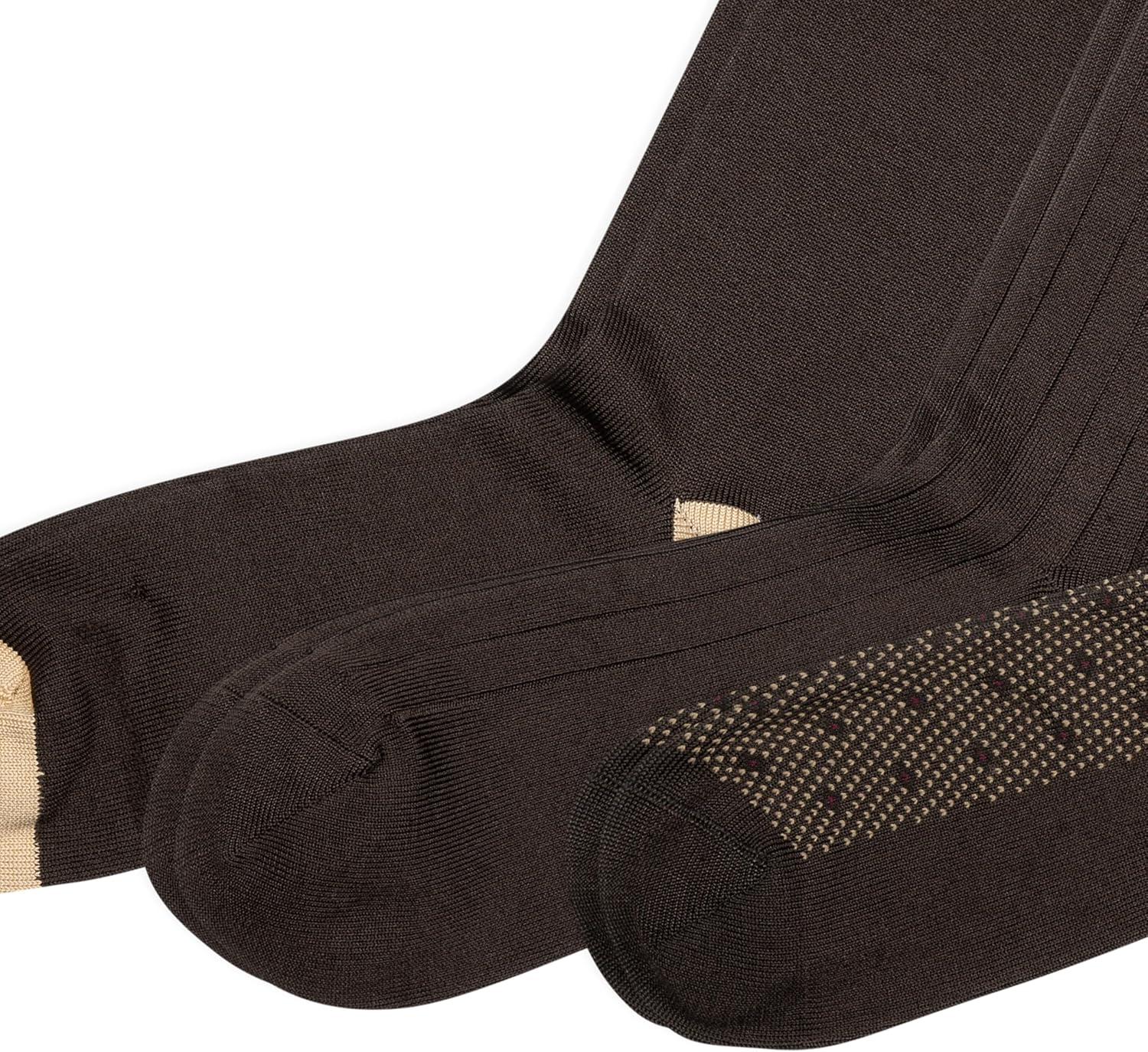 Polo Ralph Lauren Men's Super Soft Birdseye Dress Crew Socks (3-Pack)