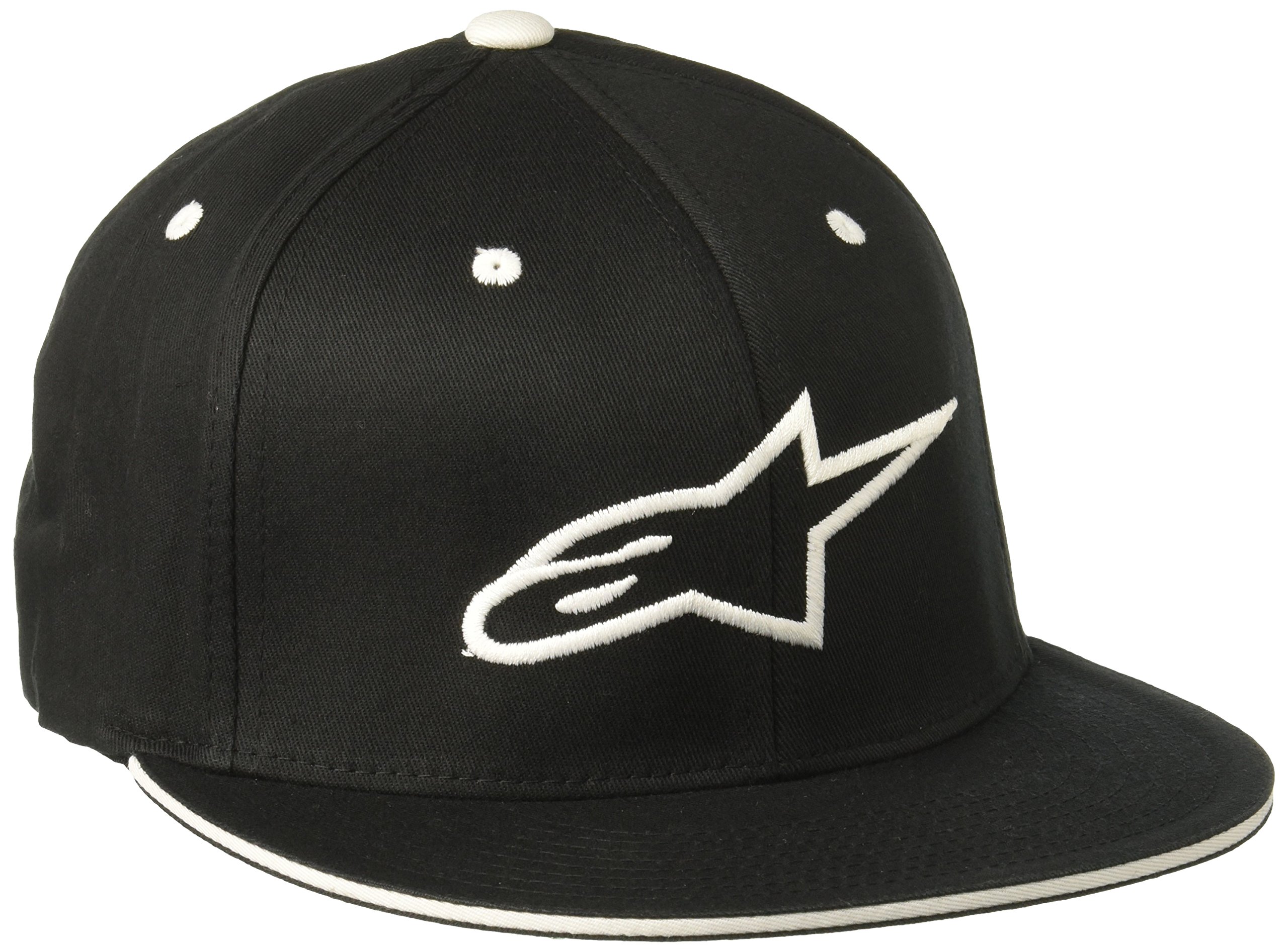AlpinestarsMen's AGELESS FLAT Men's Logo Hat Flat Bill Flex Back Baseball Cap