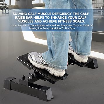 leikefitness Height Adjustable Standing Calf Raise Machine
