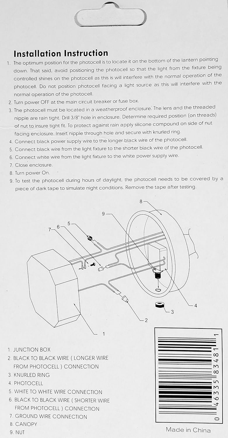 Automatic Wire-in Light Control