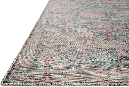 Vista 70 de Loloi II Elysium - Alfombra de pasillo color plata/multi de 2'-6" x 7'-6" Plateado y multicolor,Carbón / Multi,Mezclilla/Multi,Grafito/Multi,Multi