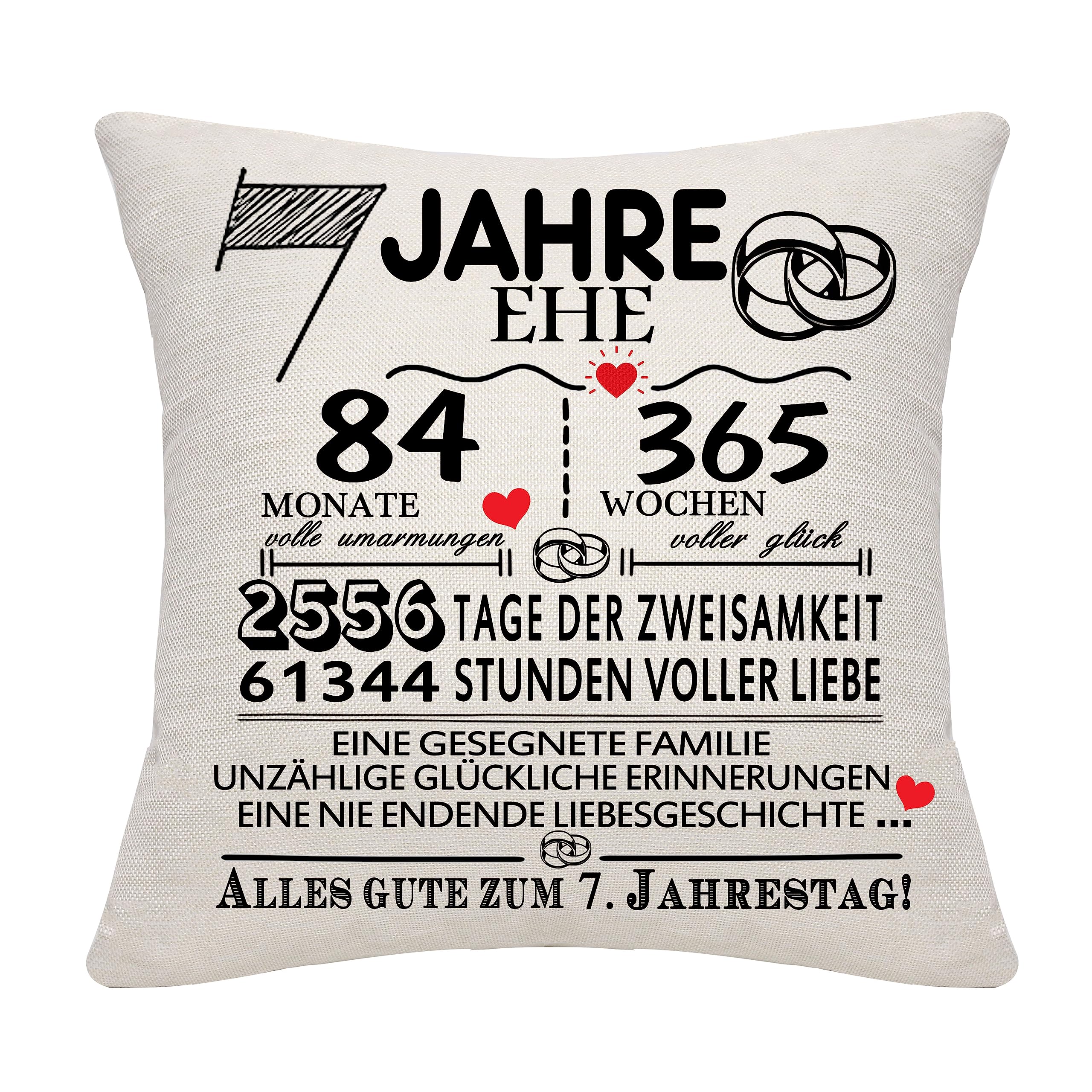 Bommex Geburtstagsgeschenk Geschenk Geburtstag Dekorationen für Frauen Männer Mädchen Jungen Kissenbezüge Zierkissenbezüge für Geburtstag Happy Birthday Geschenk