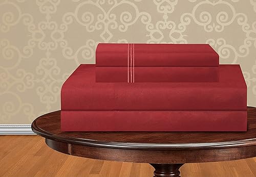 Miniatura 2 de Elegant Comfort Tienda Juego de cama lujoso de 1500 hilos, de calidad hotelera arrugas, Microfibra, King