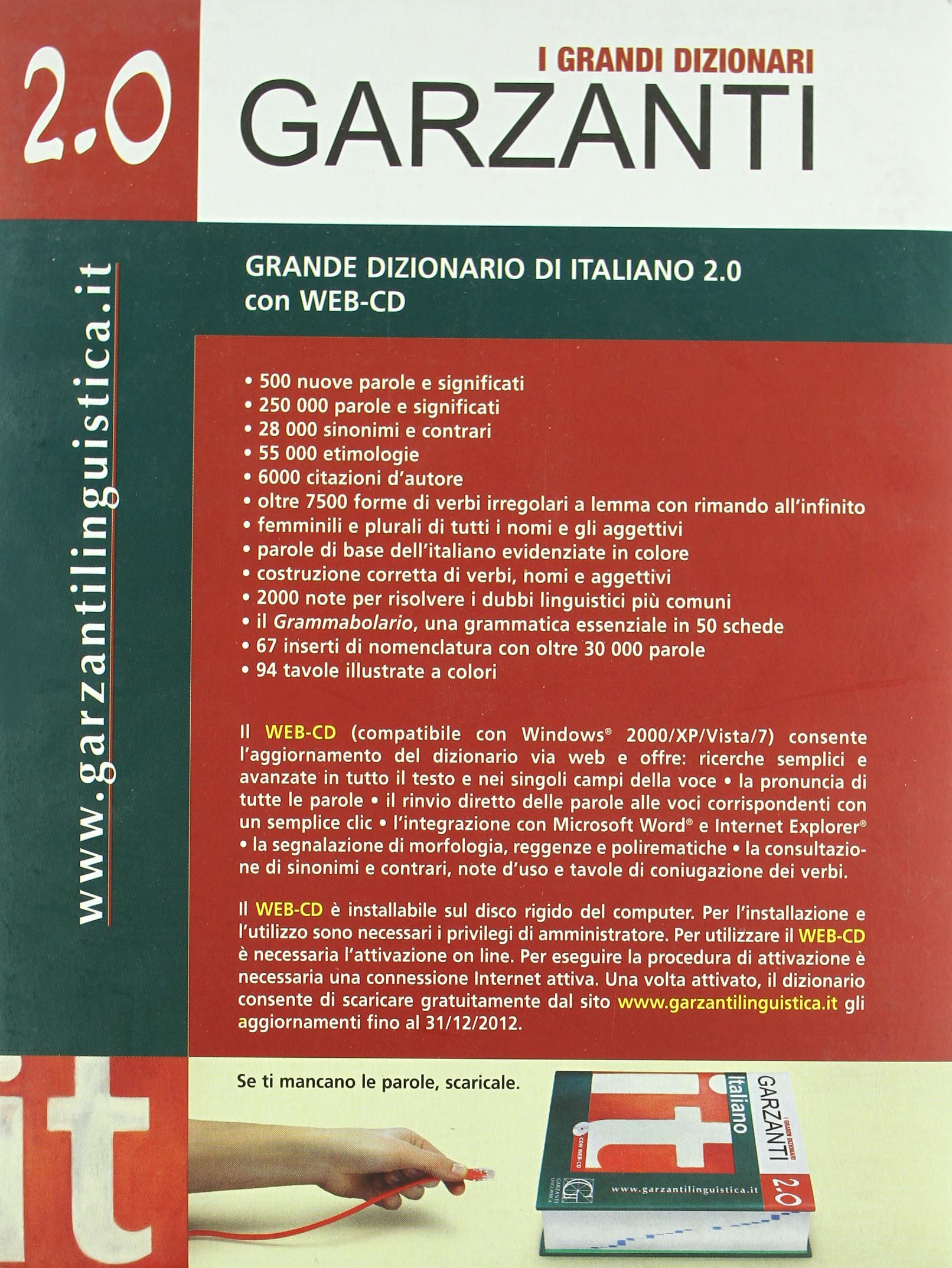 Grande dizionario di italiano 2.0. Con WEB-CD