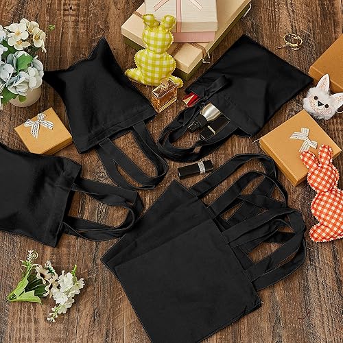 Vista 82 de Amylove 24 mini bolsas de lona en blanco para sublimación, reutilizables, para comestibles, equipaje de bricolaje, para fiestas incluso