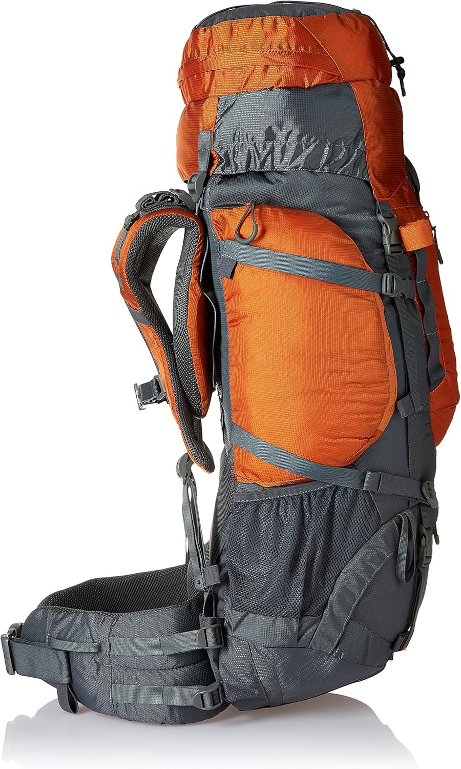 Wildcraft Men's Hiking Backpack (Gangotri Plus) 65 Liters Orange