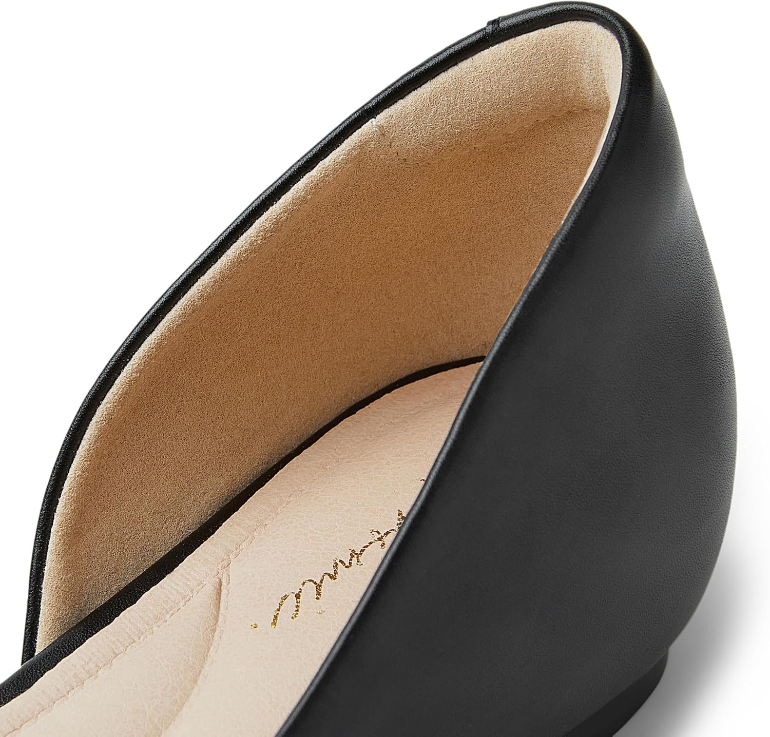 Arromic Flats Shoes for Women, Low Wedge Pointed Toe Women Flats with Arch Support, Heel Pad and Inner Heel, Comfortable Slip on Flats for Office Work Casual Dressy Wedding - Image 6