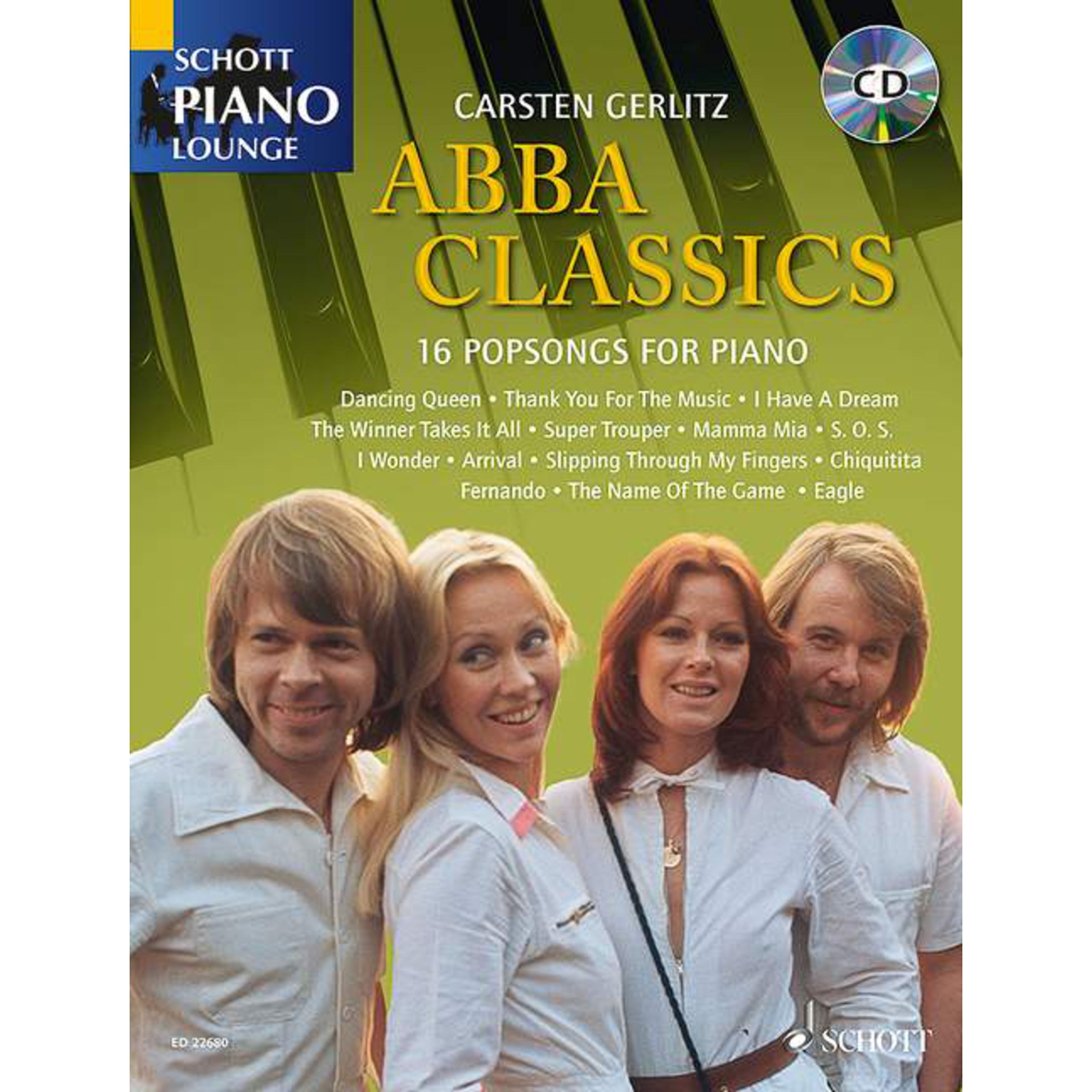 Abba classics piano +cd