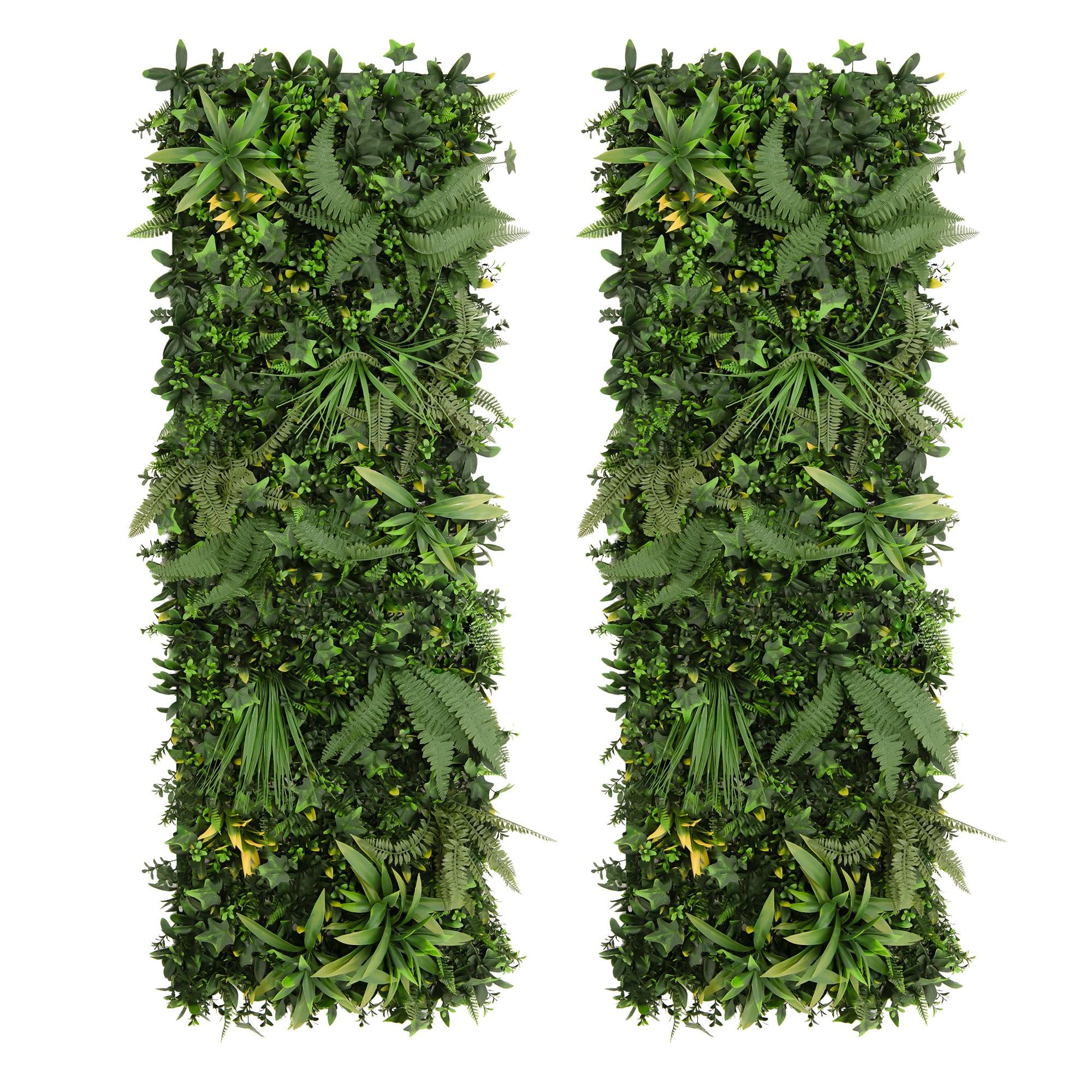 Monstershop Ayla Artificial Wall Tile x 2 - 50cm x 150cm in Green