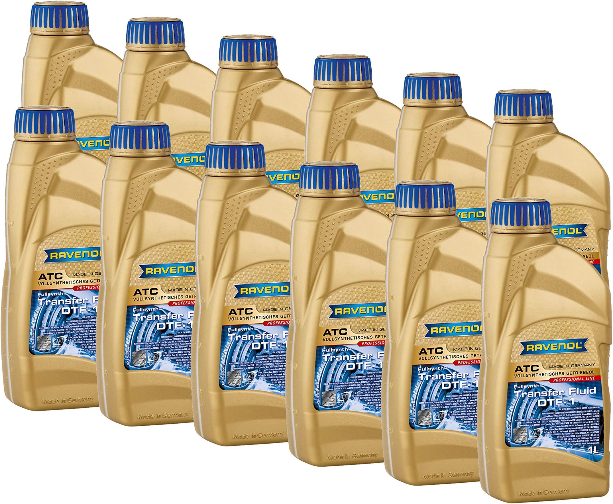 J1C1125-12 Transfer Case Fluid DTF-1 - Full Synthetic (1L, Case of 12)