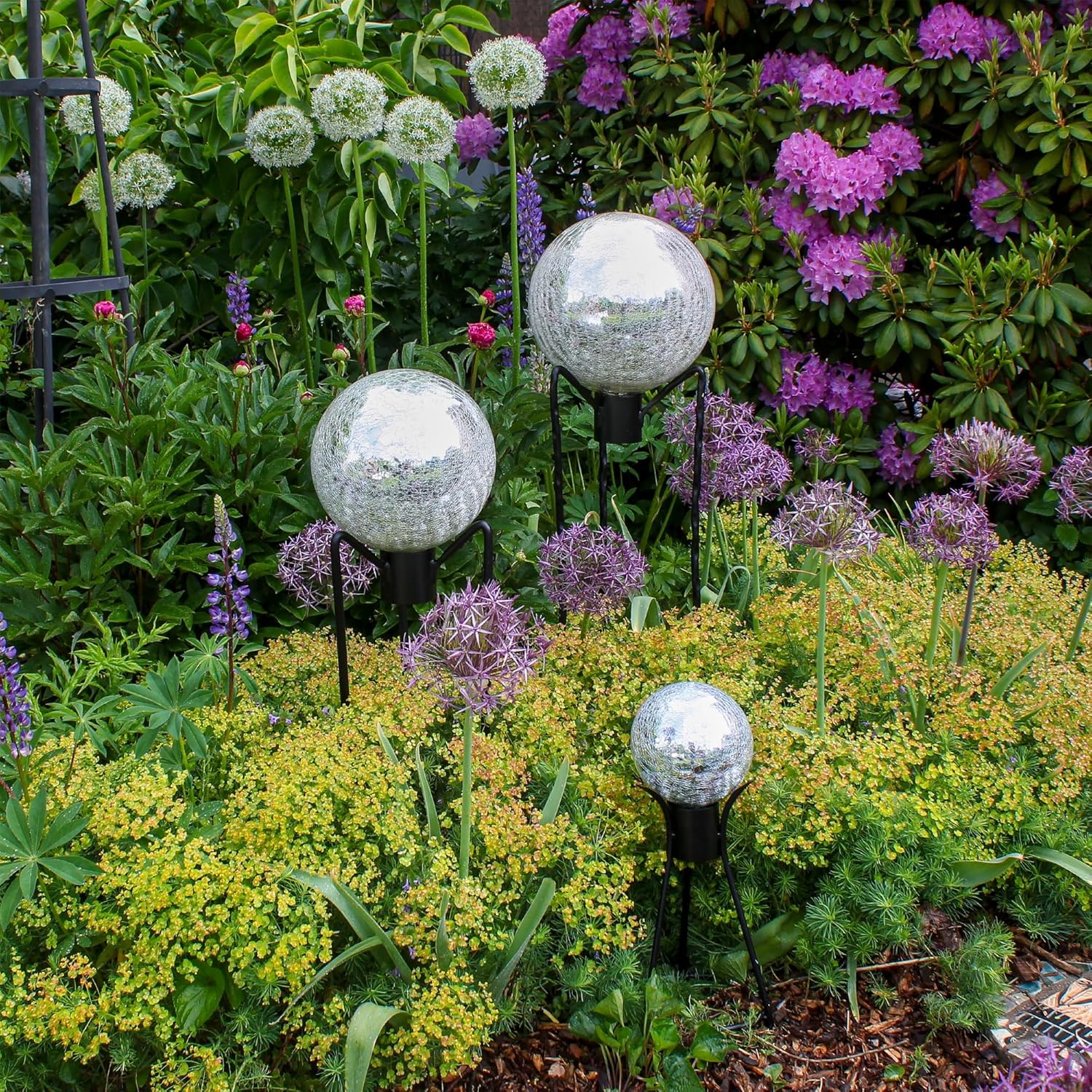 10" Gazing Globe, Silver