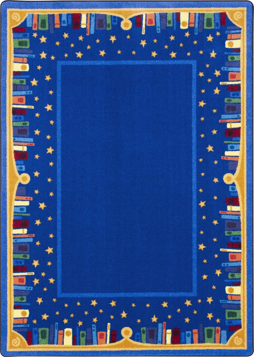 Joy Carpets Magic of Reading 7'8" x 10'9" Area Rug in Color Multi