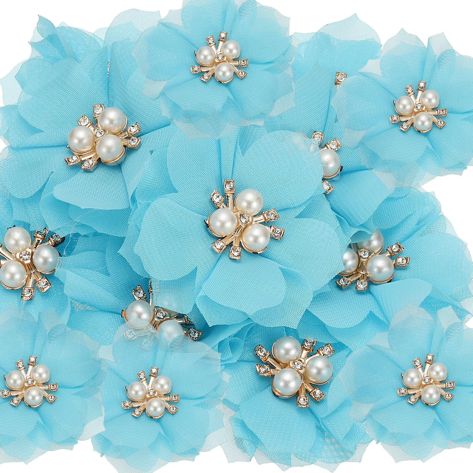 Fleur de chiffon perlée en strass pour réparer et customiser vos vêtements facilement