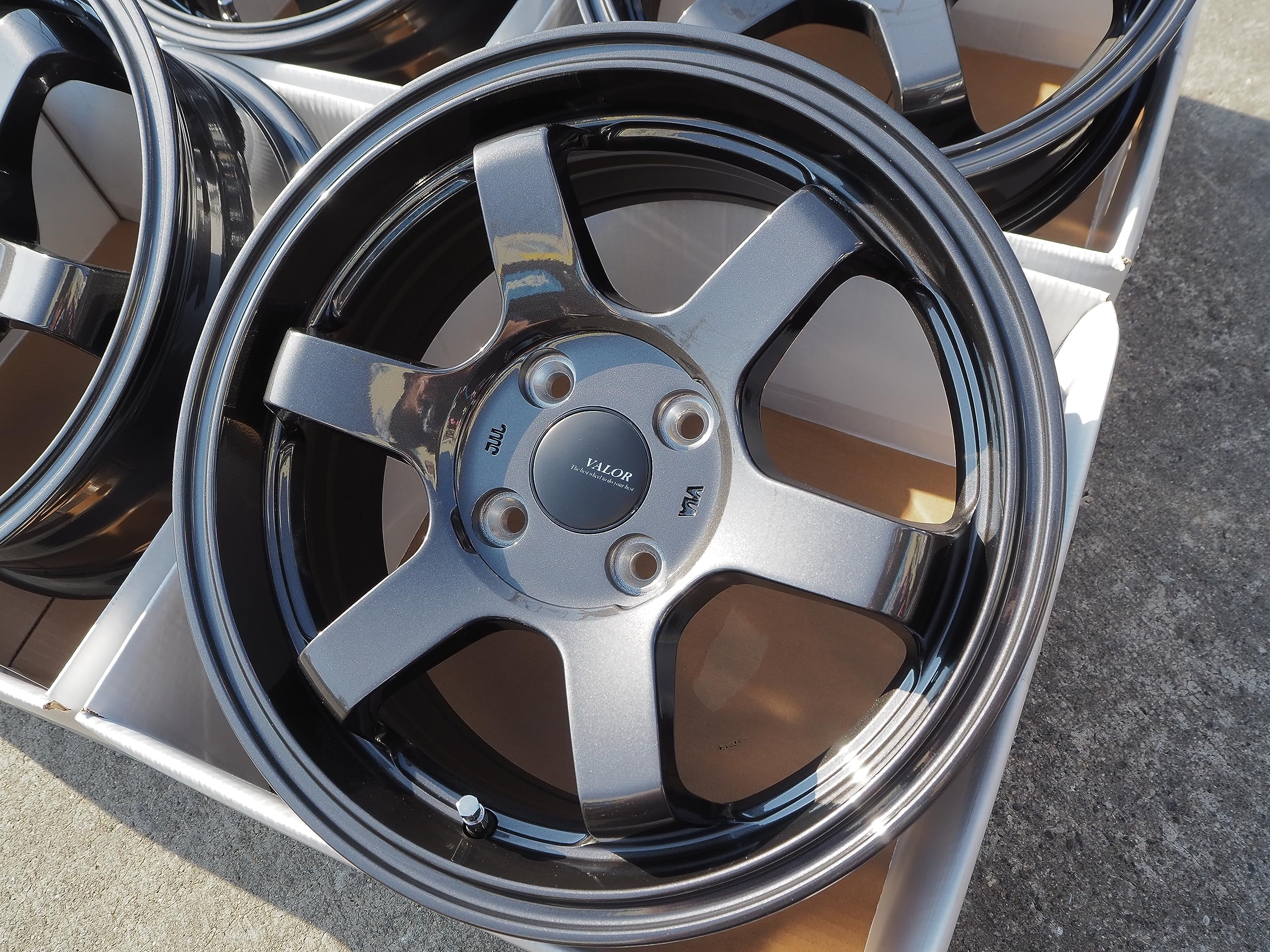 【RADAR PRX20 185/55R15】夏タイヤ【Racing Sparco 15インチ 6.5J4HPCD100/114.3+32】専用ナット付属 ロードスター ヴィッツ等　(VTP802)クレジットカード QRコード決済可能 Amazon | VALOR Racing TS6R ヴァローレーシング ティーエスシックス