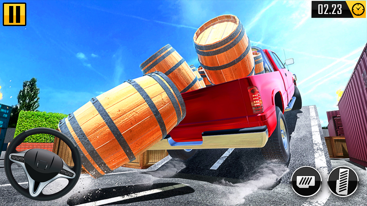 Big Euro Cargo Truck Parking Simulator 3D Games App on