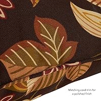 Vista 102 de Greendale Home Fashions 2-Piece Outdoor Deep Seat Cushion Set, Steel Blue Stripe